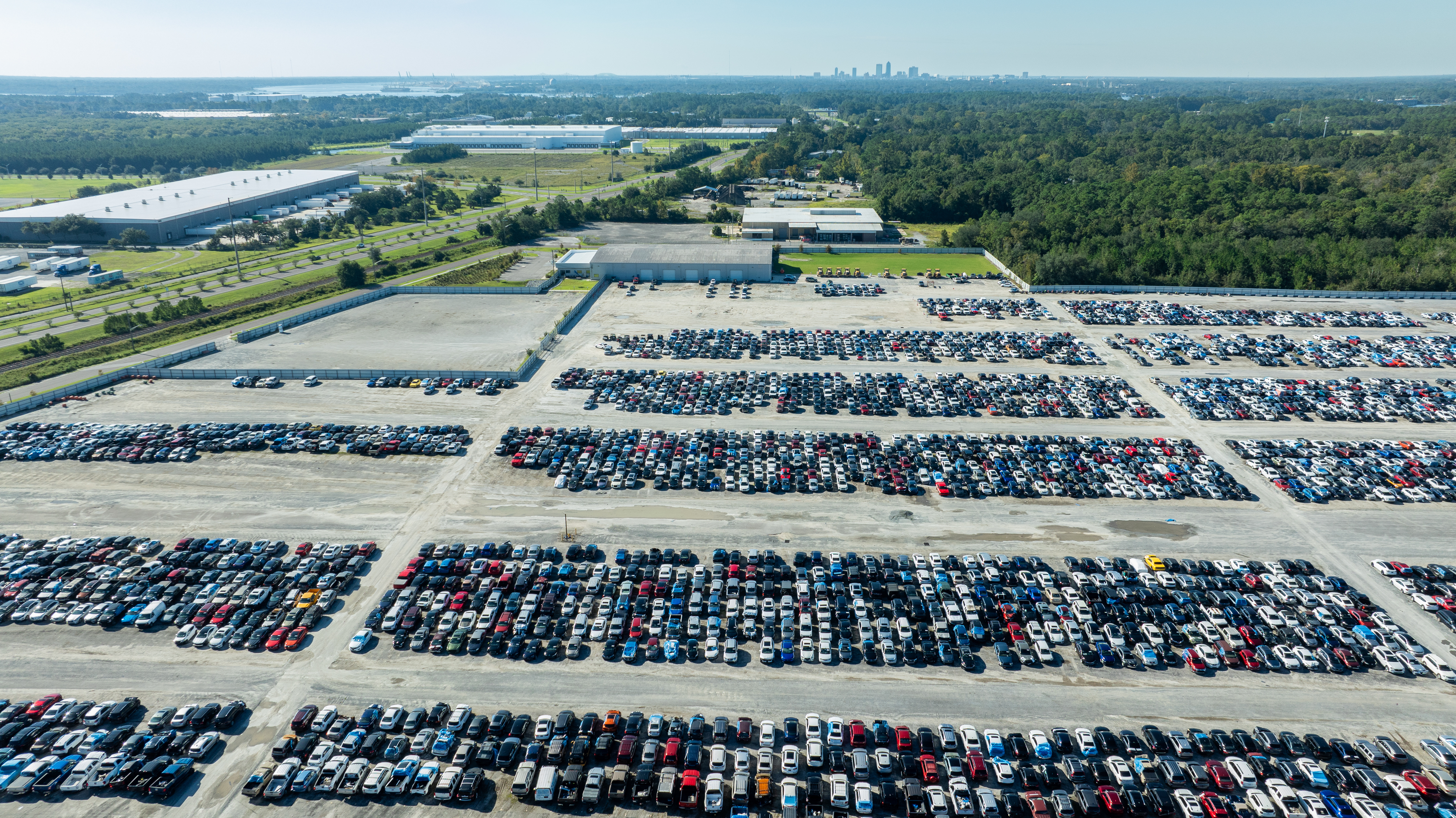 Remarketing vehicle lot